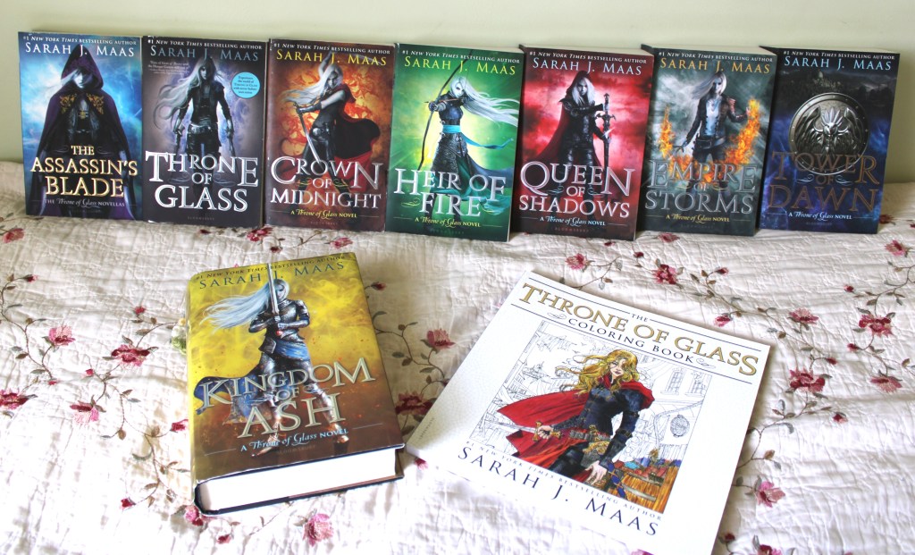 The Throne of Glass Series by Sarah J. Maas.